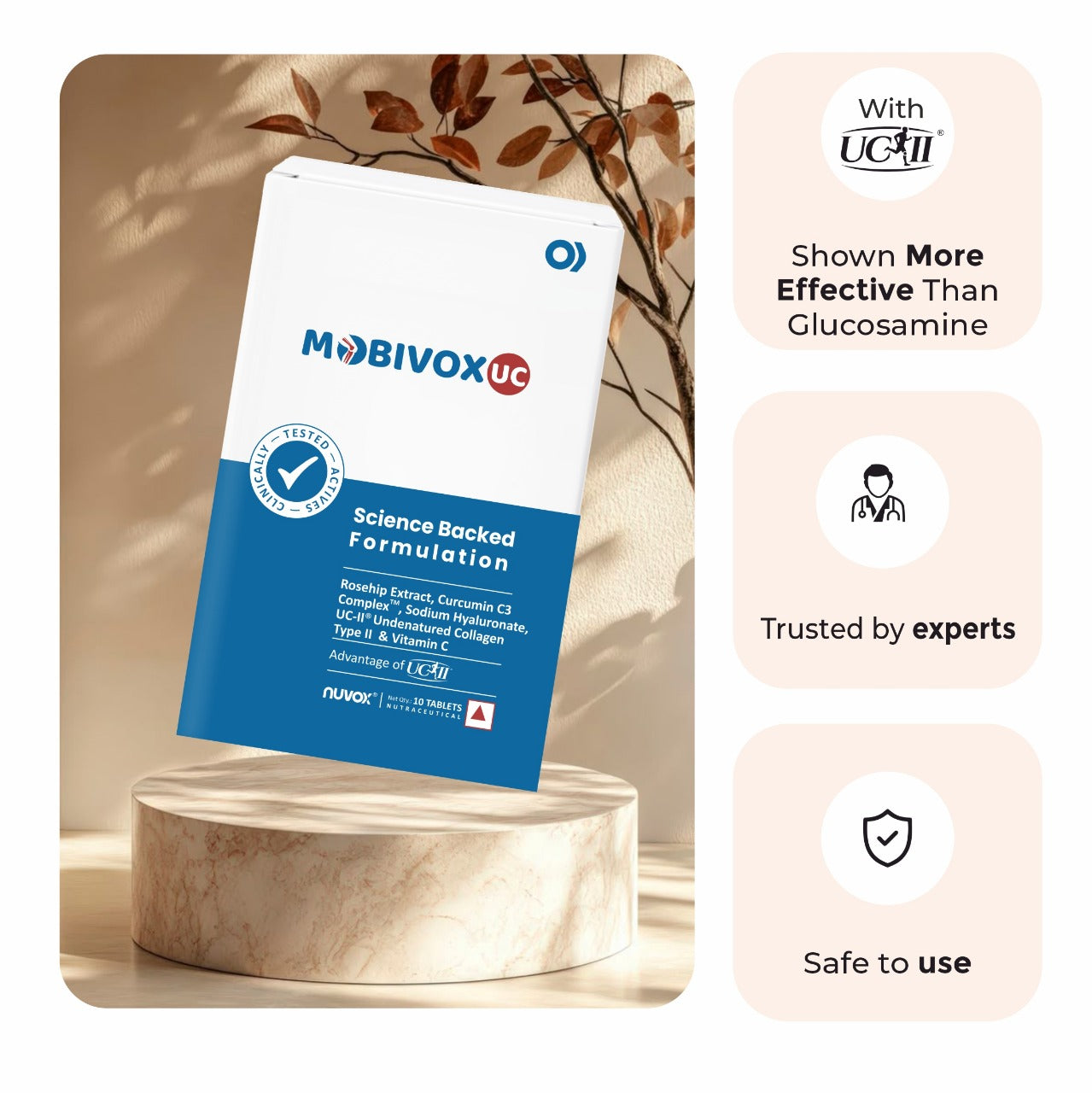 Mobivox UC – Reduce Knee & Joint Pain in Just 12 Weeks