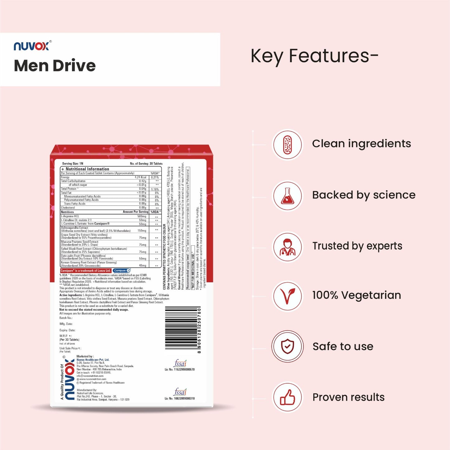 Men drive – Vitality, Stamina & Male Wellness
