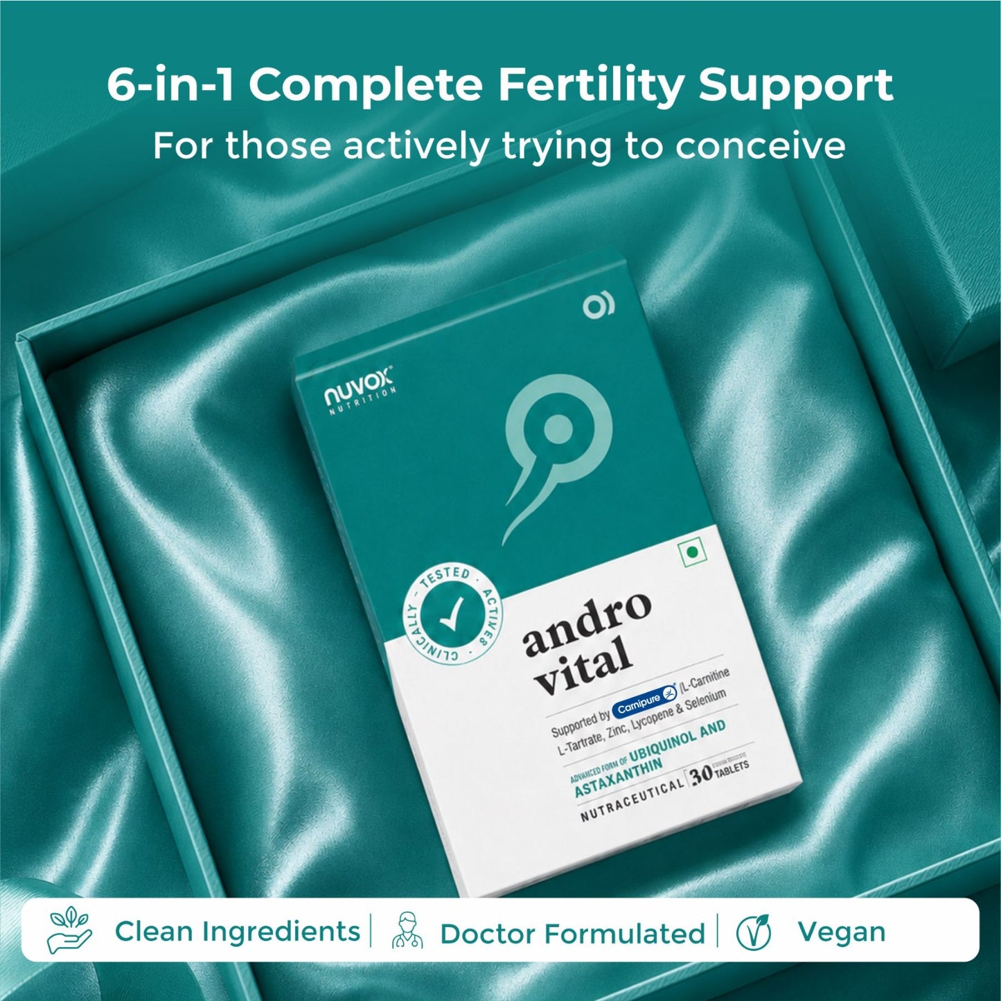 Andro Vital – Male Reproductive Wellness, Energy & Antioxidant Support