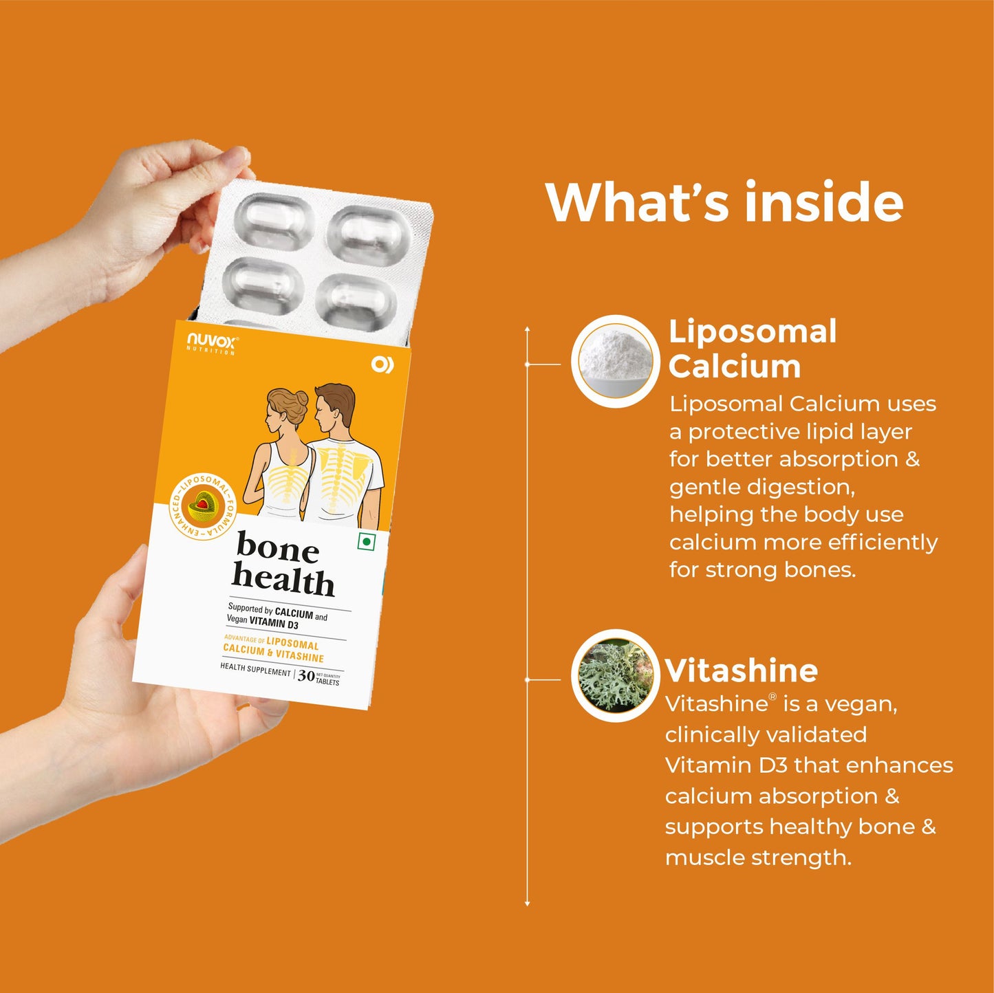 Bone Health - India's First Veg Source Of Vitamin D3 And Calcium