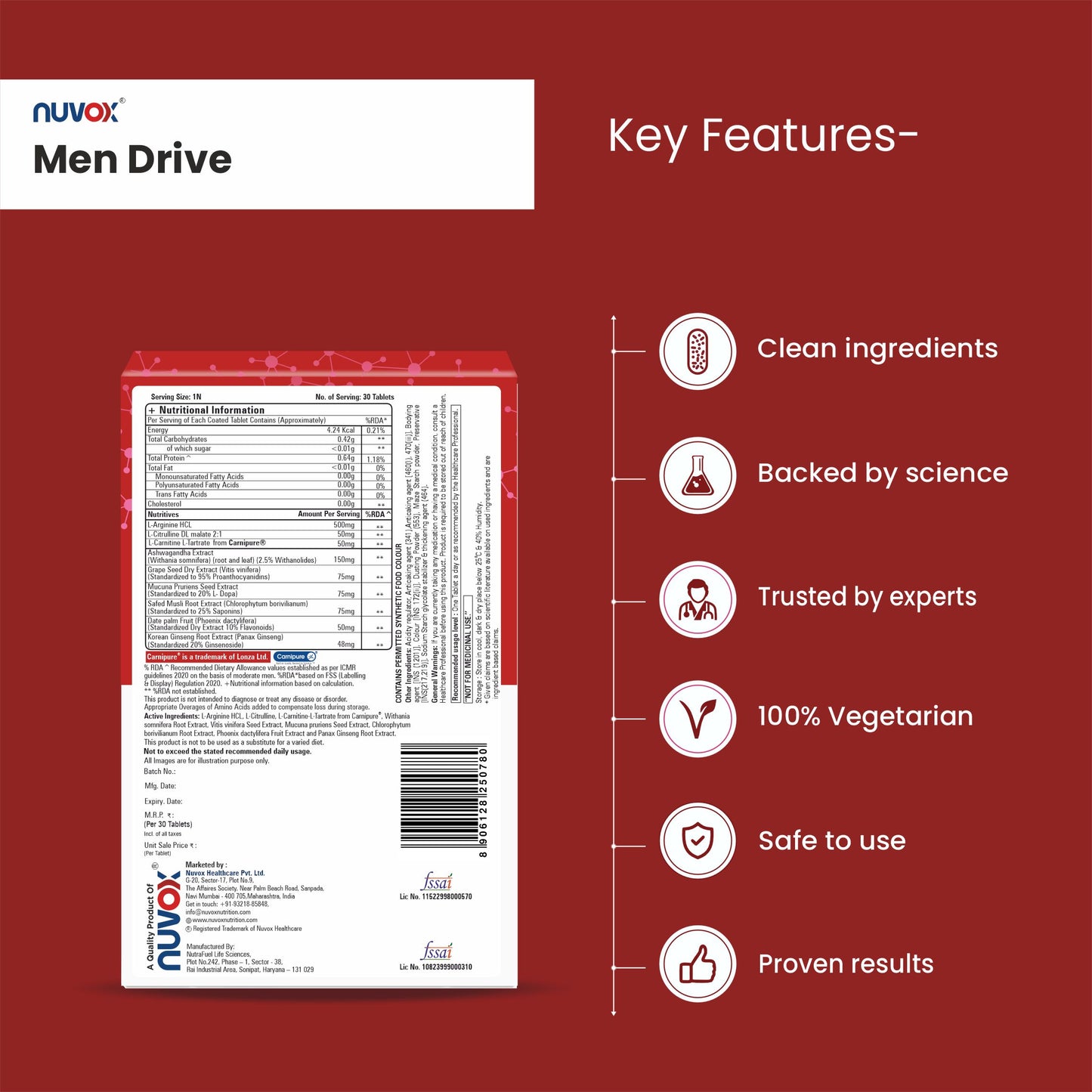Men drive – Vitality, Stamina & Male Wellness