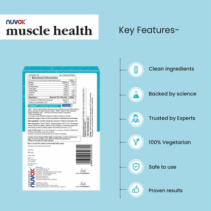 Muscle Health- Fix Fatigue & Night Cramps