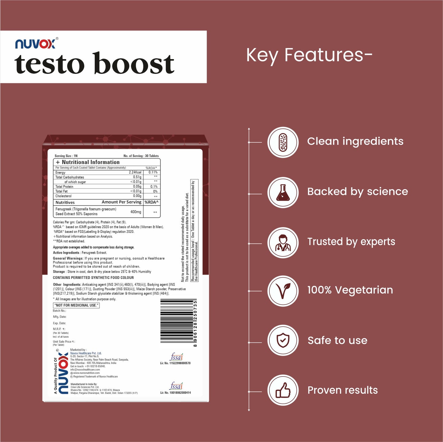 Testoboost – Vitality, Energy & Hormonal Balance